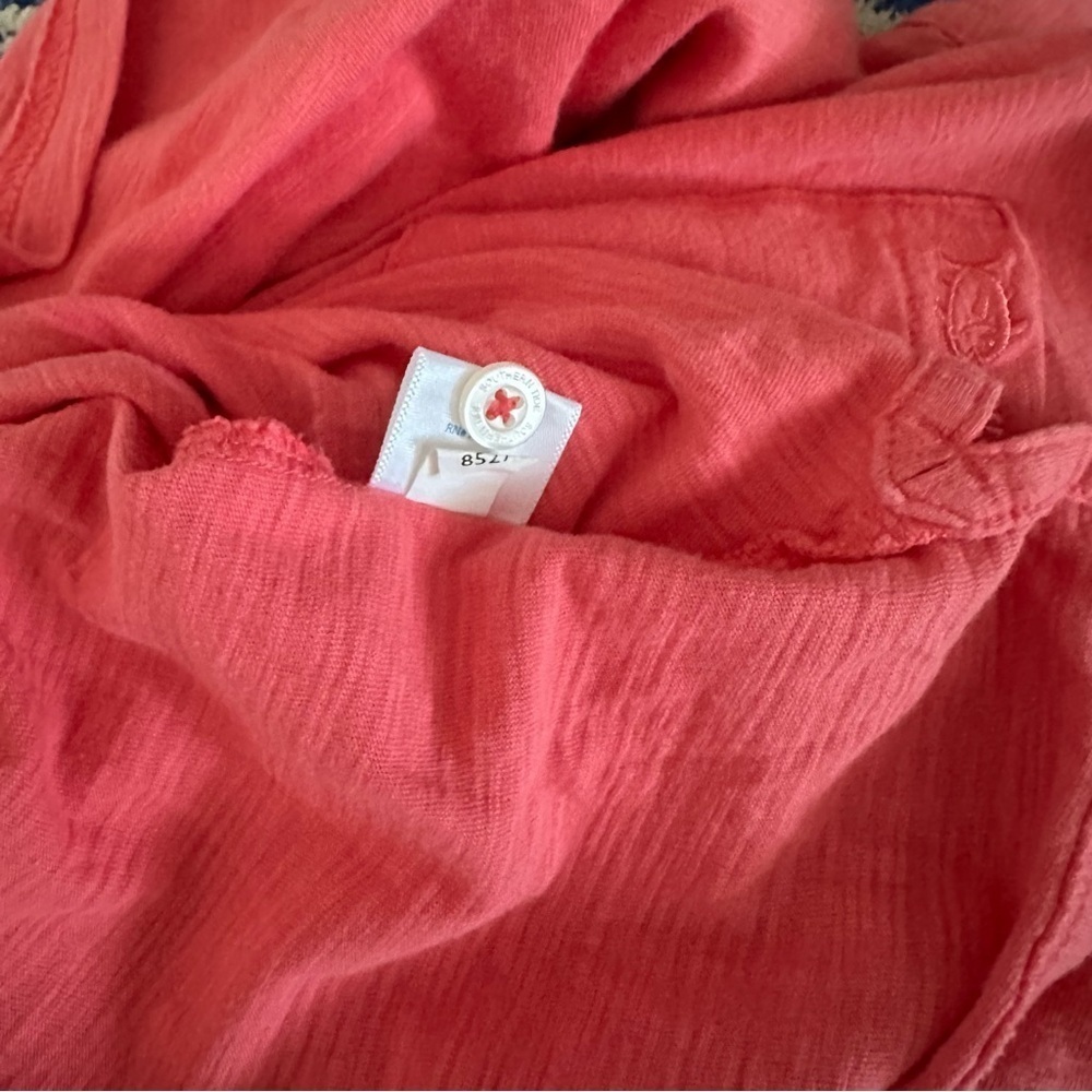 SOUTHERN TIDE Men’s Watermelon Red Sun Farer Slub Cotton Short Sleeve Polo L - Picture 10 of 10